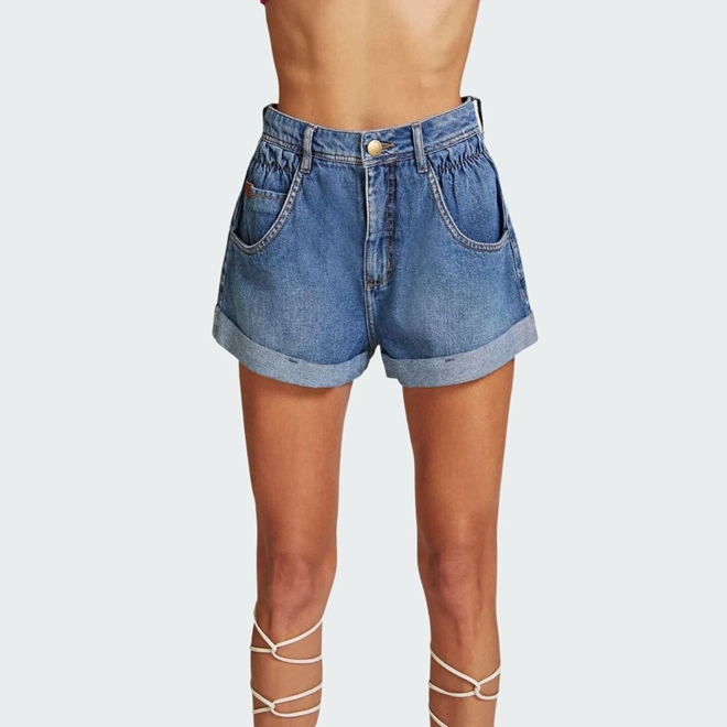Bermuda jeans cheap morena rosa